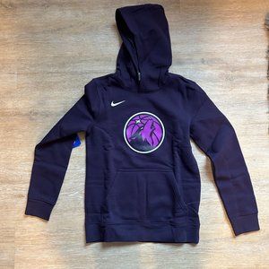 NBA Minnesota Timberwolves Youth Hoodie M 10/12 Nike BNWT
